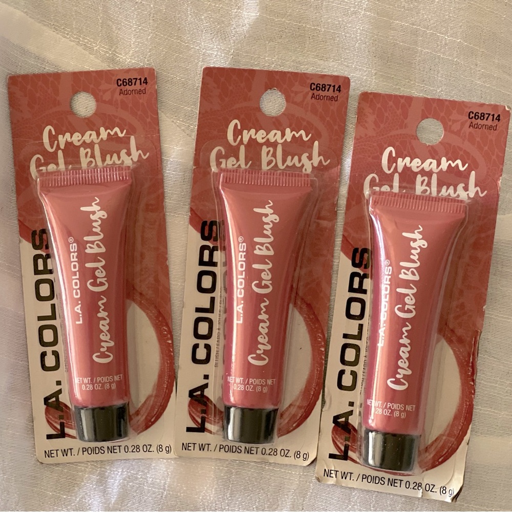 L.A. COLORS Cream Gel Blush (3) Adorned